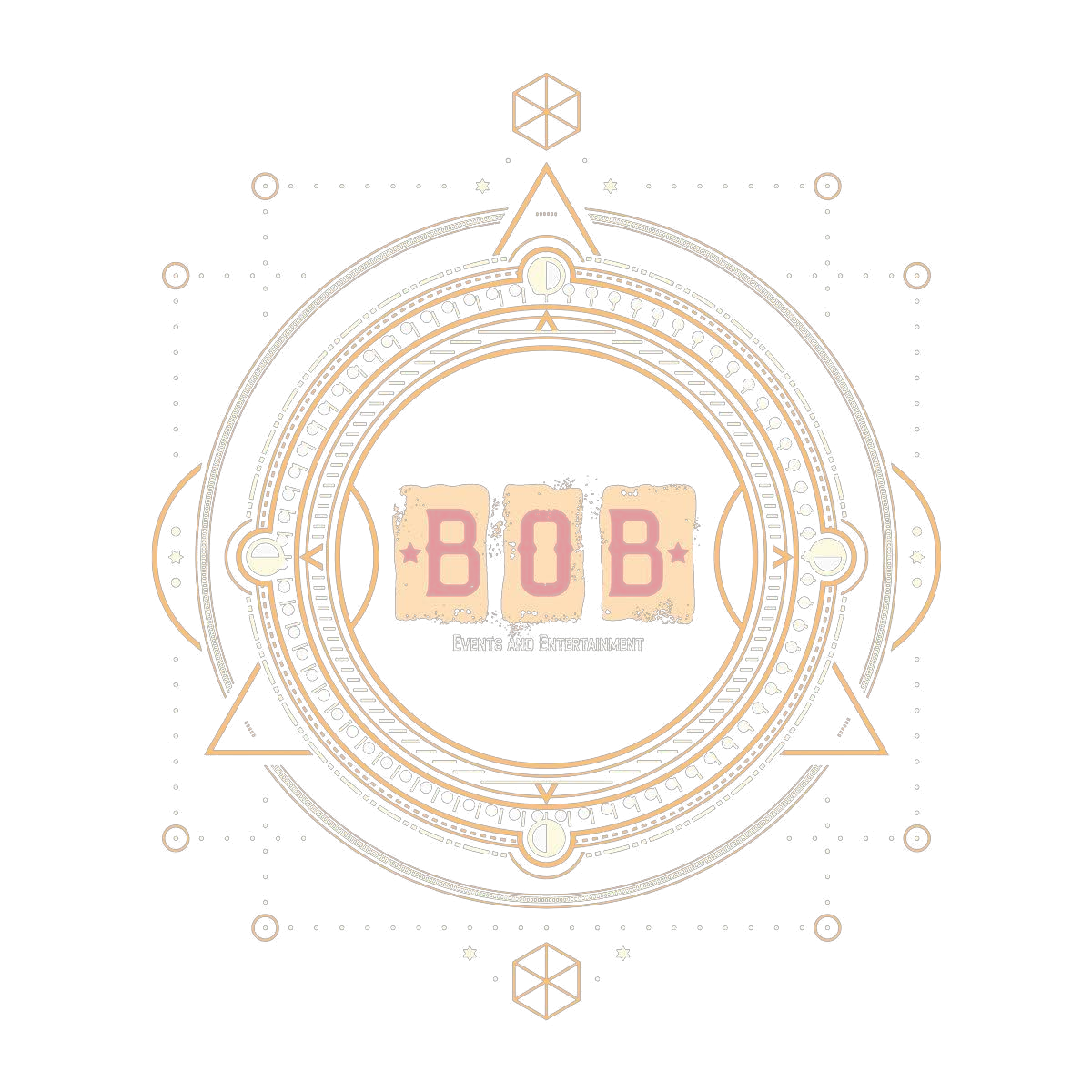 The B.O.B Events and Entertainment logo